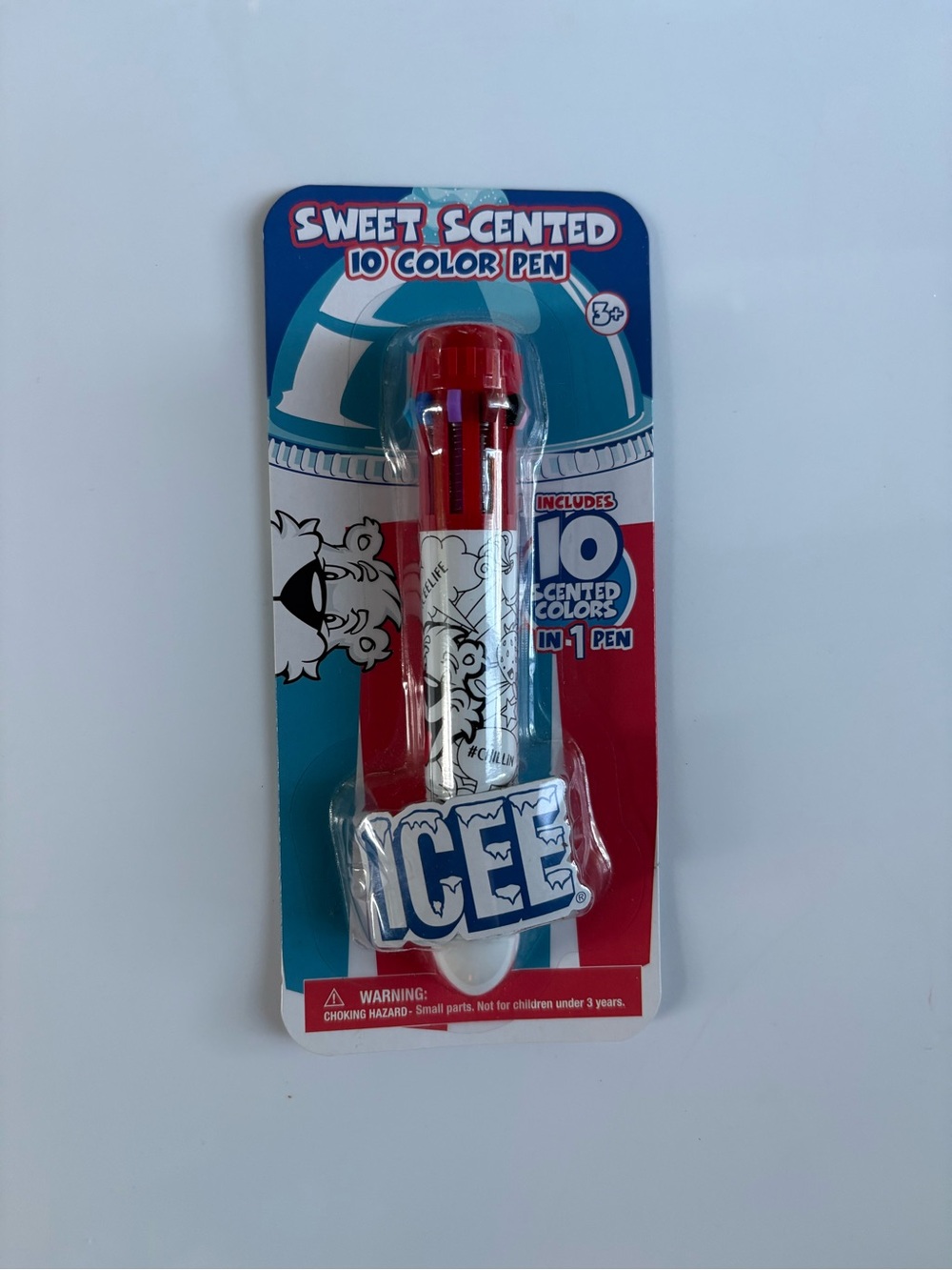 Ice Sweet Scented 10 Color Pen Pack - Blue, Teal, Red, White